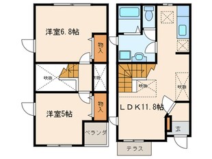 ハピネス日向の物件間取画像